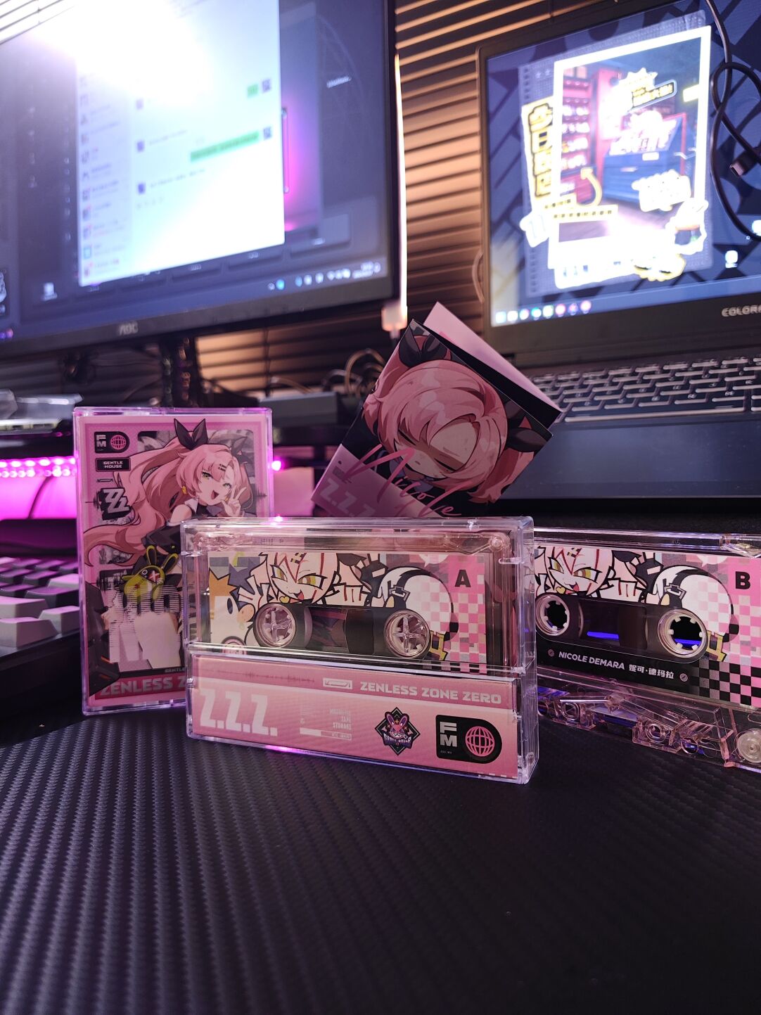 Zenless Zone Zero Nicole Demara Fan Art Cassette Tape – Cunning Hares - image 2