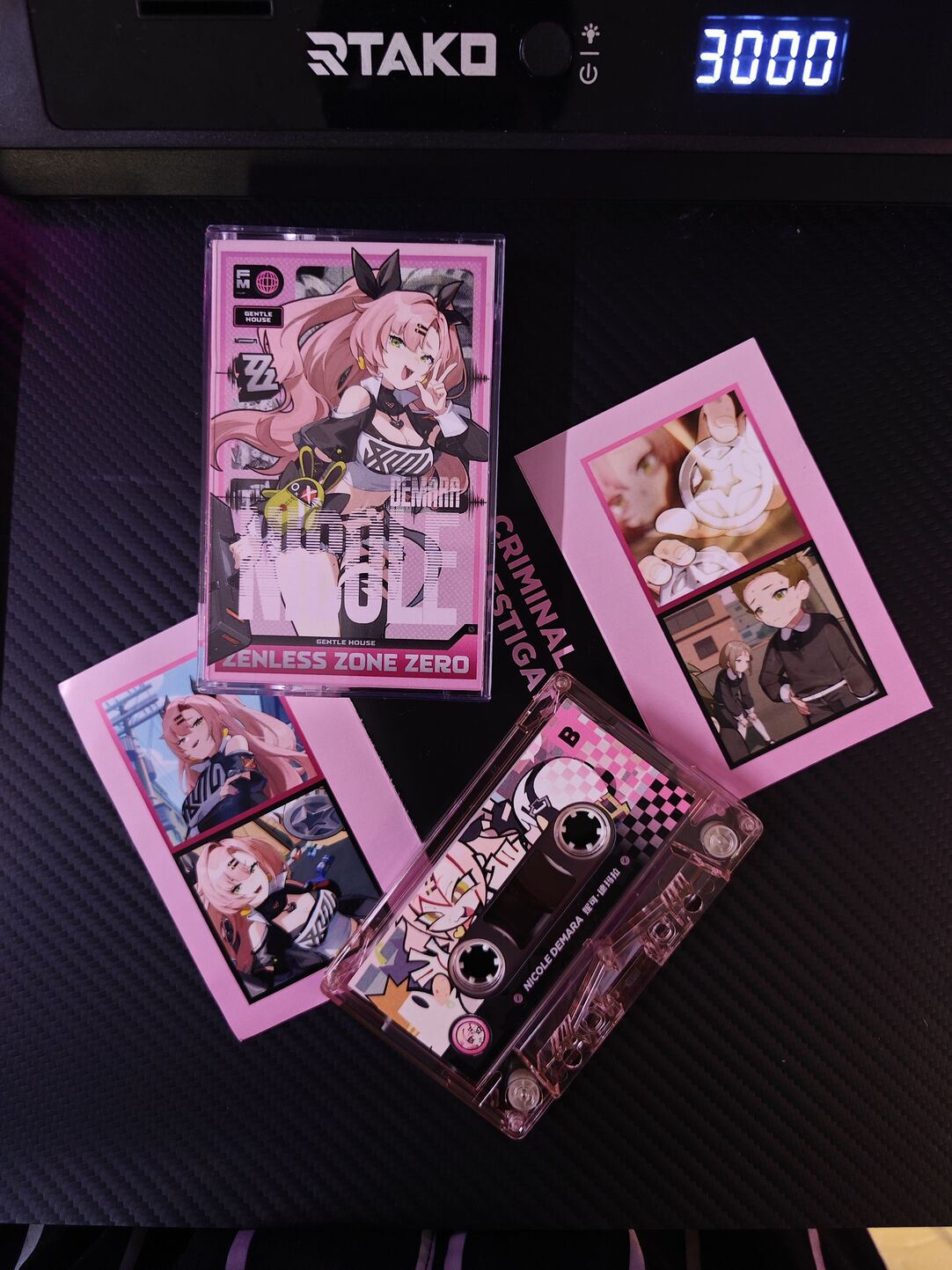 Zenless Zone Zero Nicole Demara Fan Art Cassette Tape – Cunning Hares - image 5