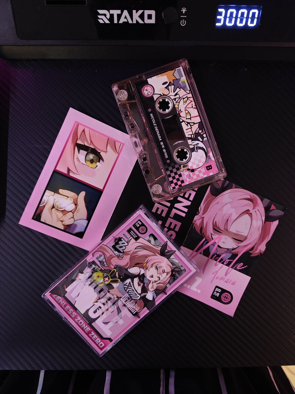 Zenless Zone Zero Nicole Demara Fan Art Cassette Tape – Cunning Hares - image 4