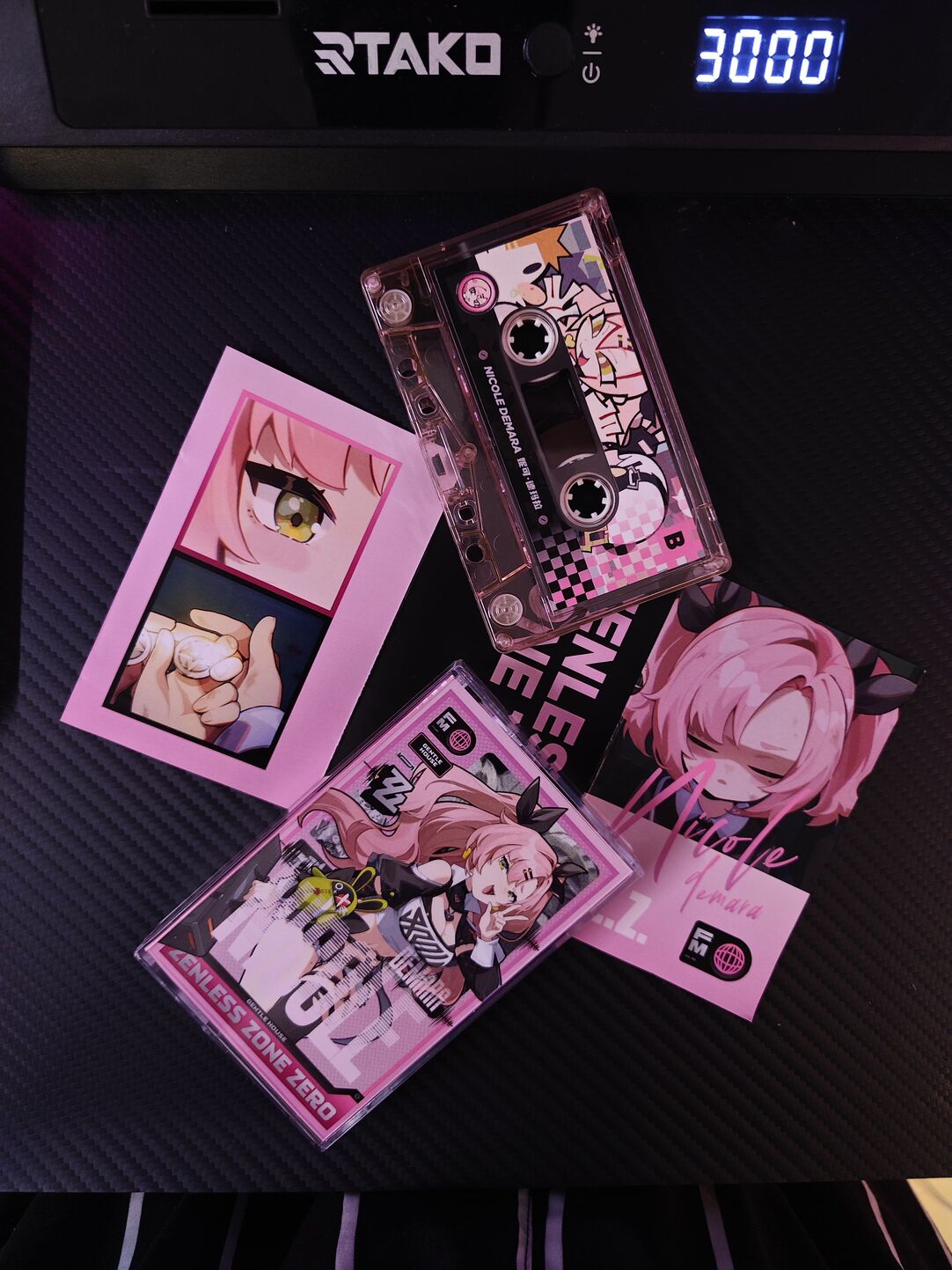 Zenless Zone Zero Nicole Demara Fan Art Cassette Tape – Cunning Hares - image 4