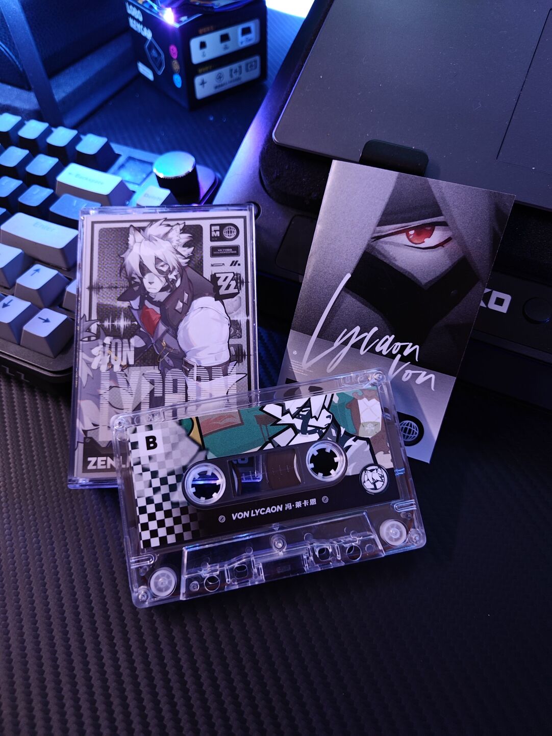 Zenless Zone Zero Von Lycaon Fan Art Cassette Tape – Victoria Housekeeping Co - image 1