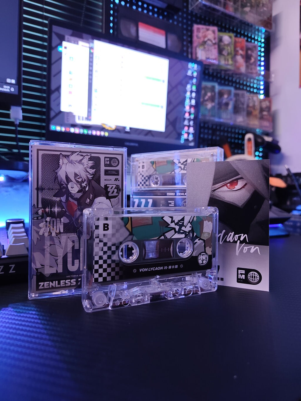 Zenless Zone Zero Von Lycaon Fan Art Cassette Tape – Victoria Housekeeping Co - image 2