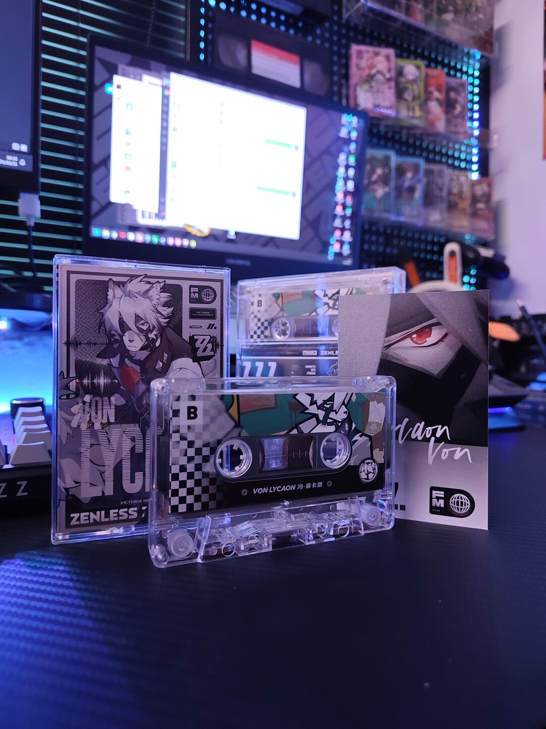 Zenless Zone Zero Von Lycaon Fan Art Cassette Tape – Victoria Housekeeping Co - image 2