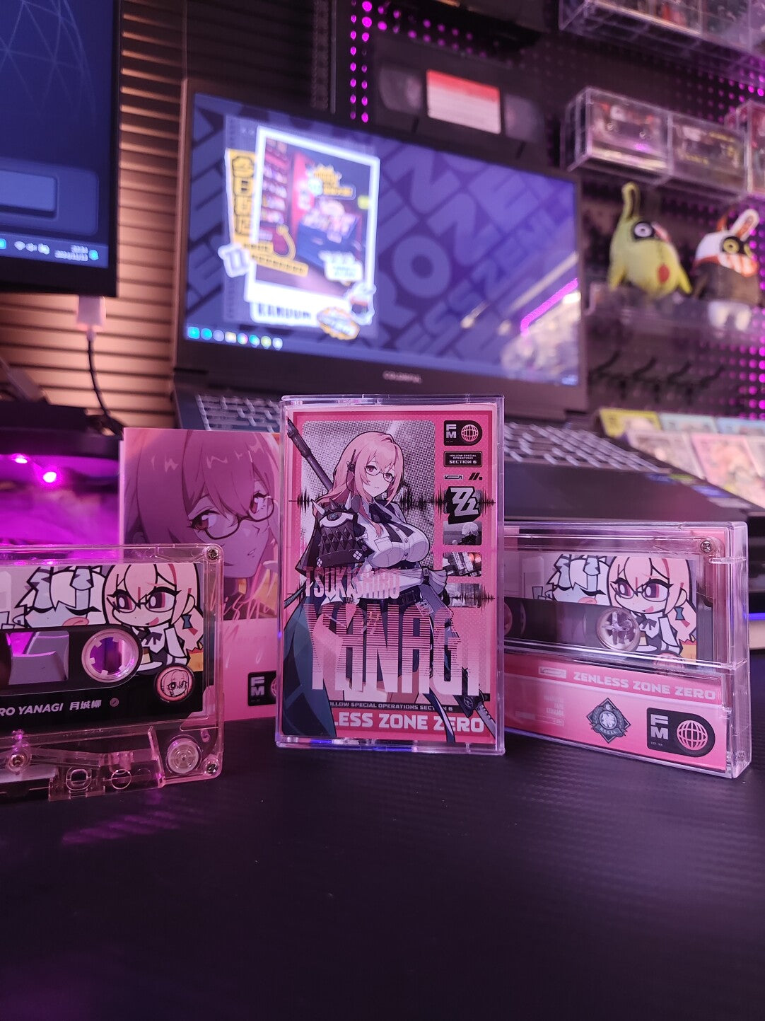 Zenless Zone Zero Tsukishiro Yanagi Fan Art Cassette Tape – H.S.O.S.6 - image 2