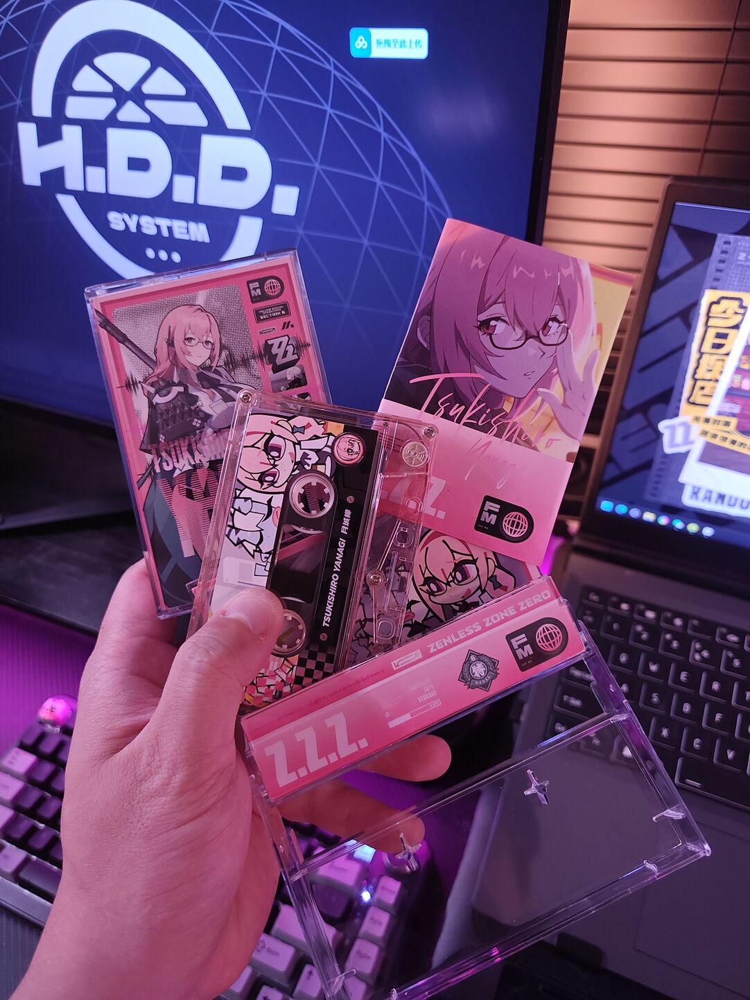 Zenless Zone Zero Tsukishiro Yanagi Fan Art Cassette Tape – H.S.O.S.6 - image 3
