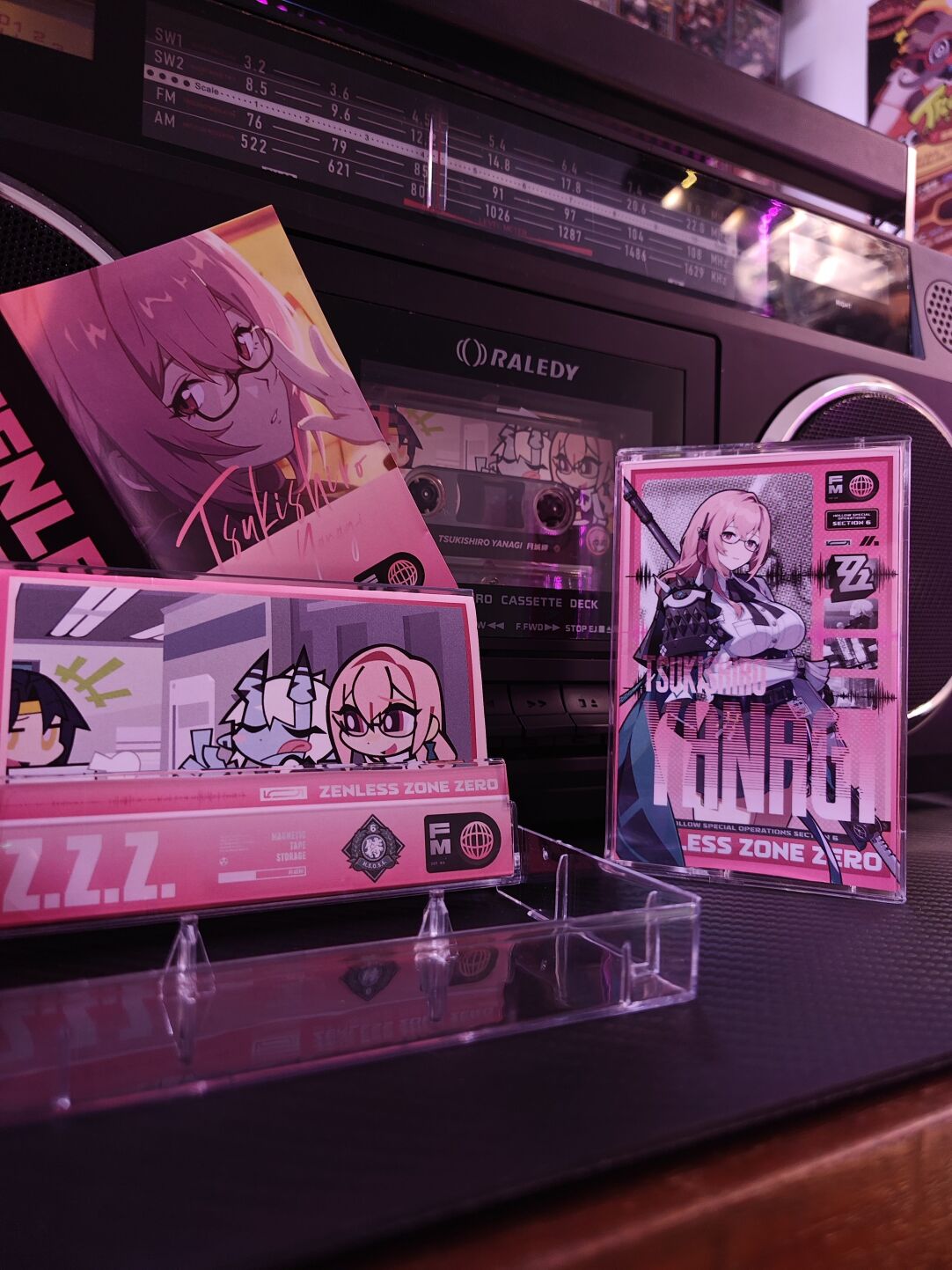 Zenless Zone Zero Tsukishiro Yanagi Fan Art Cassette Tape – H.S.O.S.6 - image 4