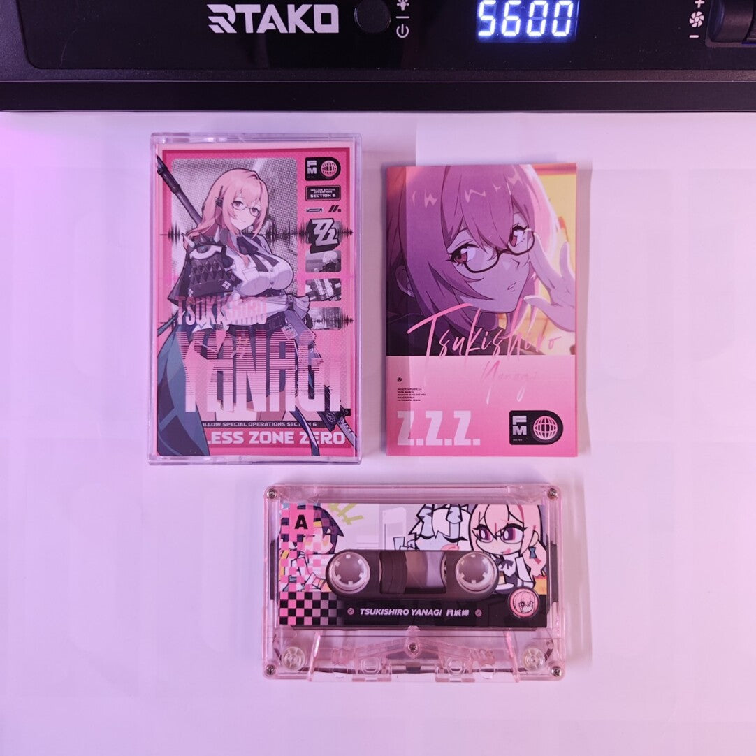 Zenless Zone Zero Tsukishiro Yanagi Fan Art Cassette Tape – H.S.O.S.6 - image 7
