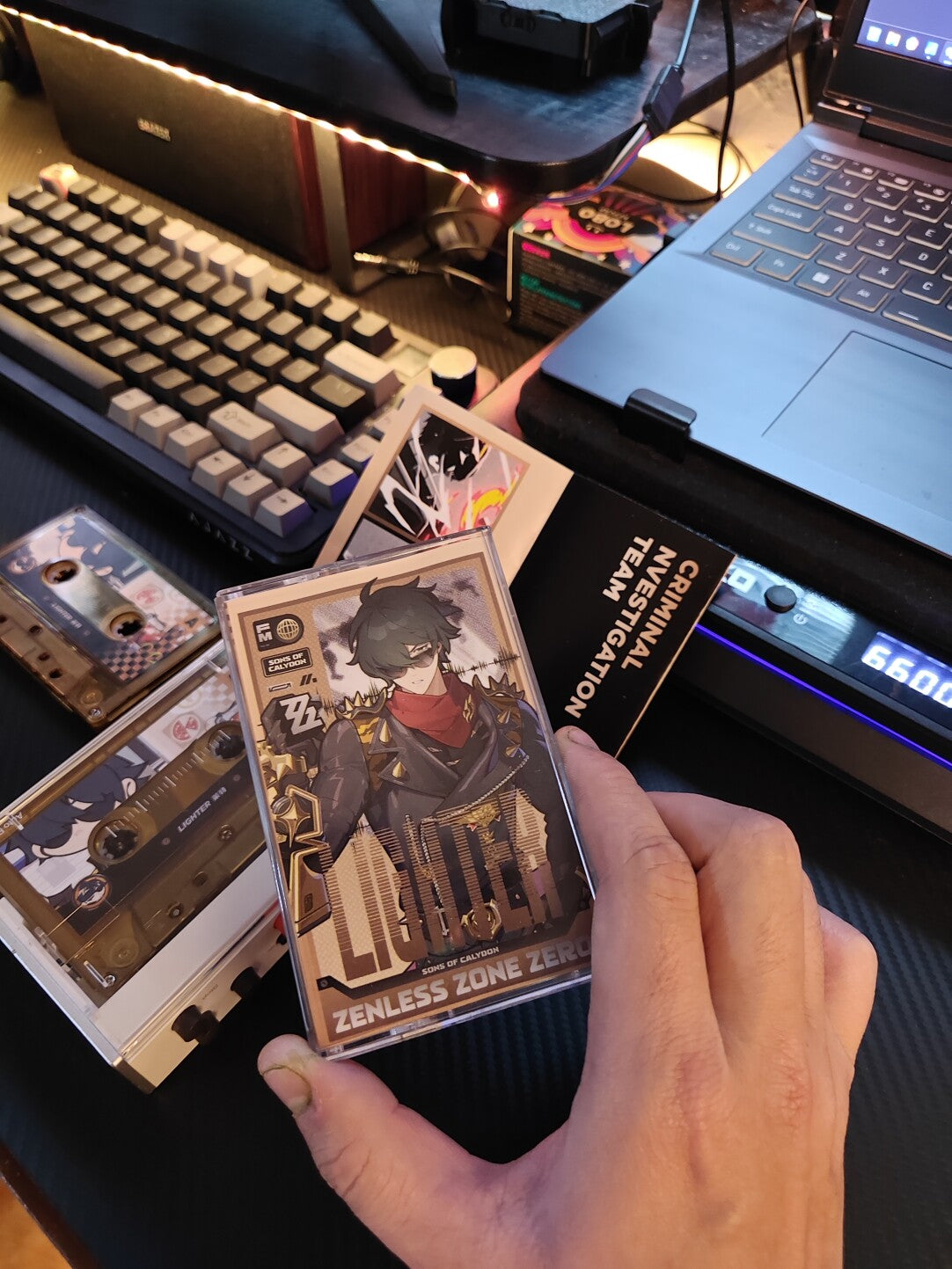 Zenless Zone Zero Lighter Fan Art Cassette Tape – Sons of Calydon - image 2