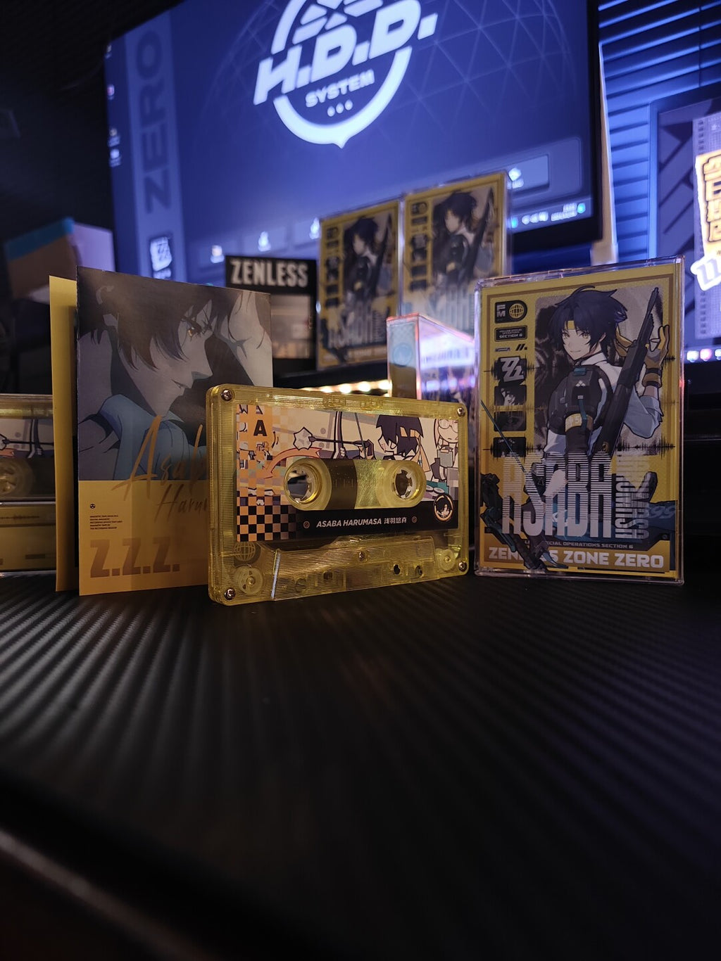 Zenless Zone Zero Asaba Harumasa Fan Art Cassette Tape – H.S.O.S.6 - image 3