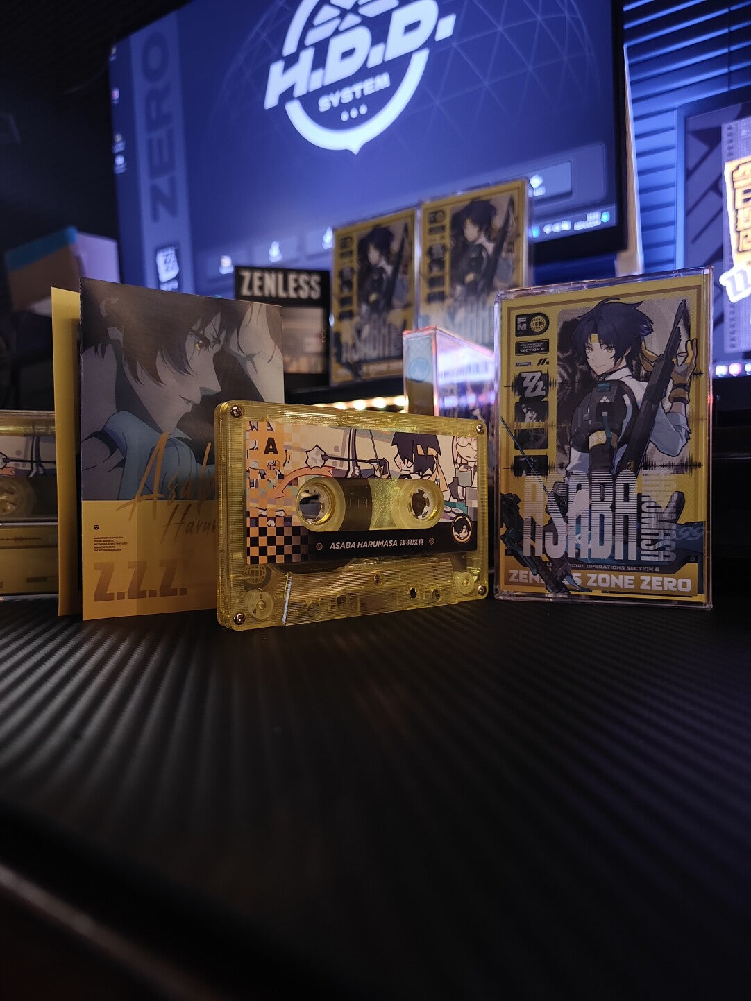 Zenless Zone Zero Asaba Harumasa Fan Art Cassette Tape – H.S.O.S.6 - image 3
