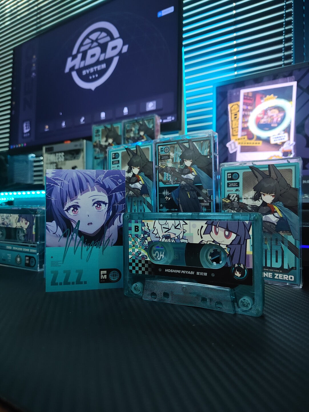 Zenless Zone Zero Hoshimi Miyabi Fan Art Cassette Tape – H.S.O.S.6 - image 3