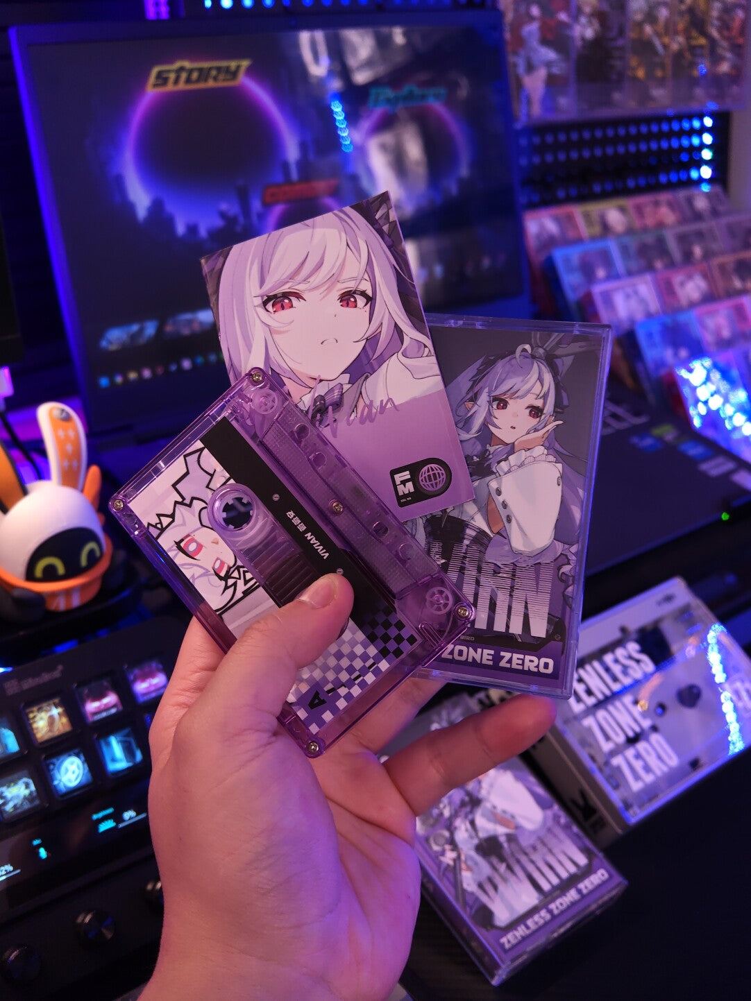 Zenless Zone Zero Vivian Fan Art Cassette Tape – Mockingbird - image 4
