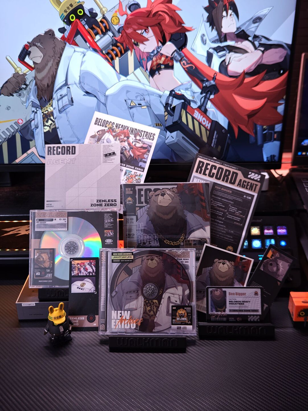 Zenless Zone Zero Agent Record CD/DVD Collectible Set – Belobog Heavy Industries - image 4