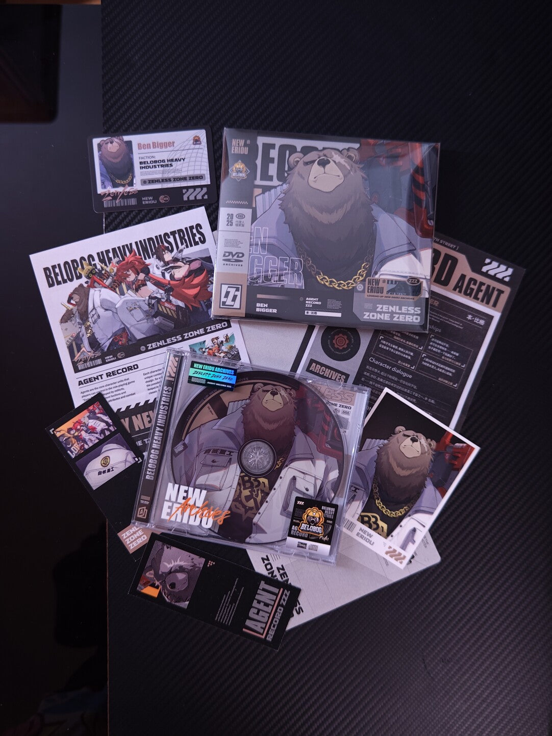 Zenless Zone Zero Agent Record CD/DVD Collectible Set – Belobog Heavy Industries - image 8