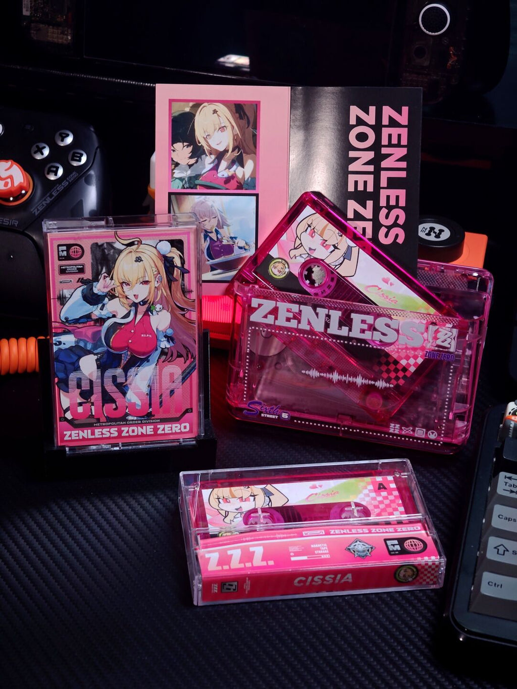 Zenless Zone Zero Cissia Cassette Tape Collectible – Metropolitan Order Division - image 1