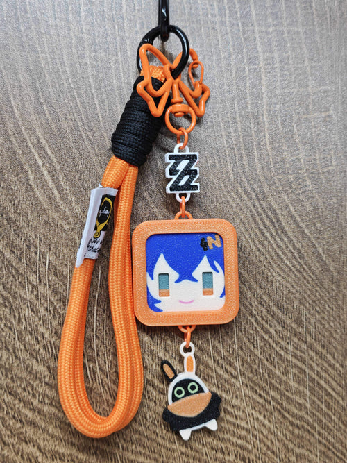 Zenless Zone Zero Fan Art Belle 3D Printed Bag Charm – Random Play - image 1