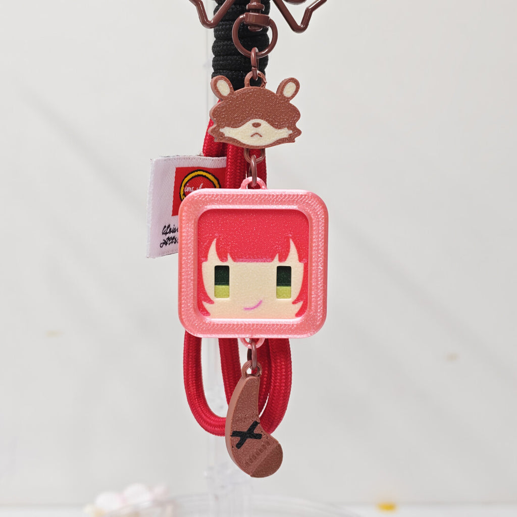Zenless Zone Zero Fan Art Ukinami Yuzuha 3D Printed Bag Charm – Spook Shack - image 1
