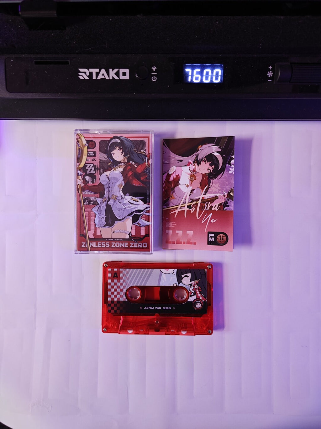 Zenless Zone Zero Astra Yao Fan Art Cassette Tape – Stars of Lyra - image 6