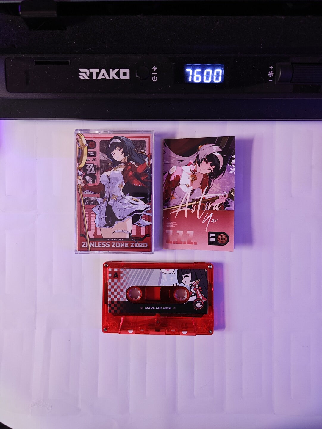 Zenless Zone Zero Astra Yao Fan Art Cassette Tape – Stars of Lyra - image 6