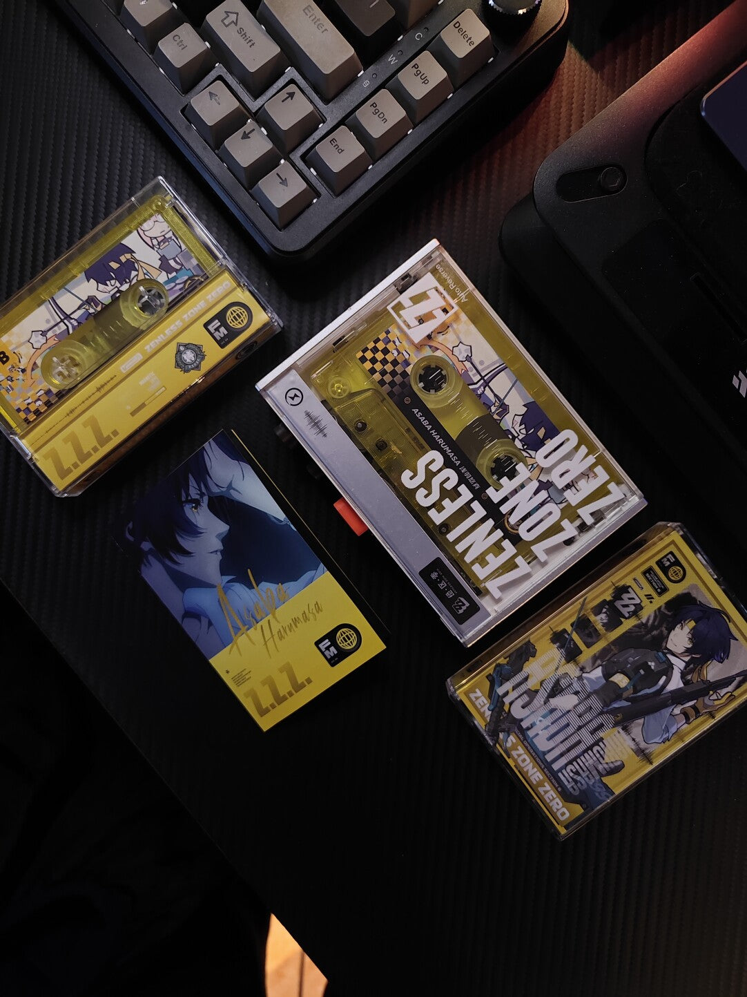 Zenless Zone Zero Asaba Harumasa Fan Art Cassette Tape – H.S.O.S.6 - image 2