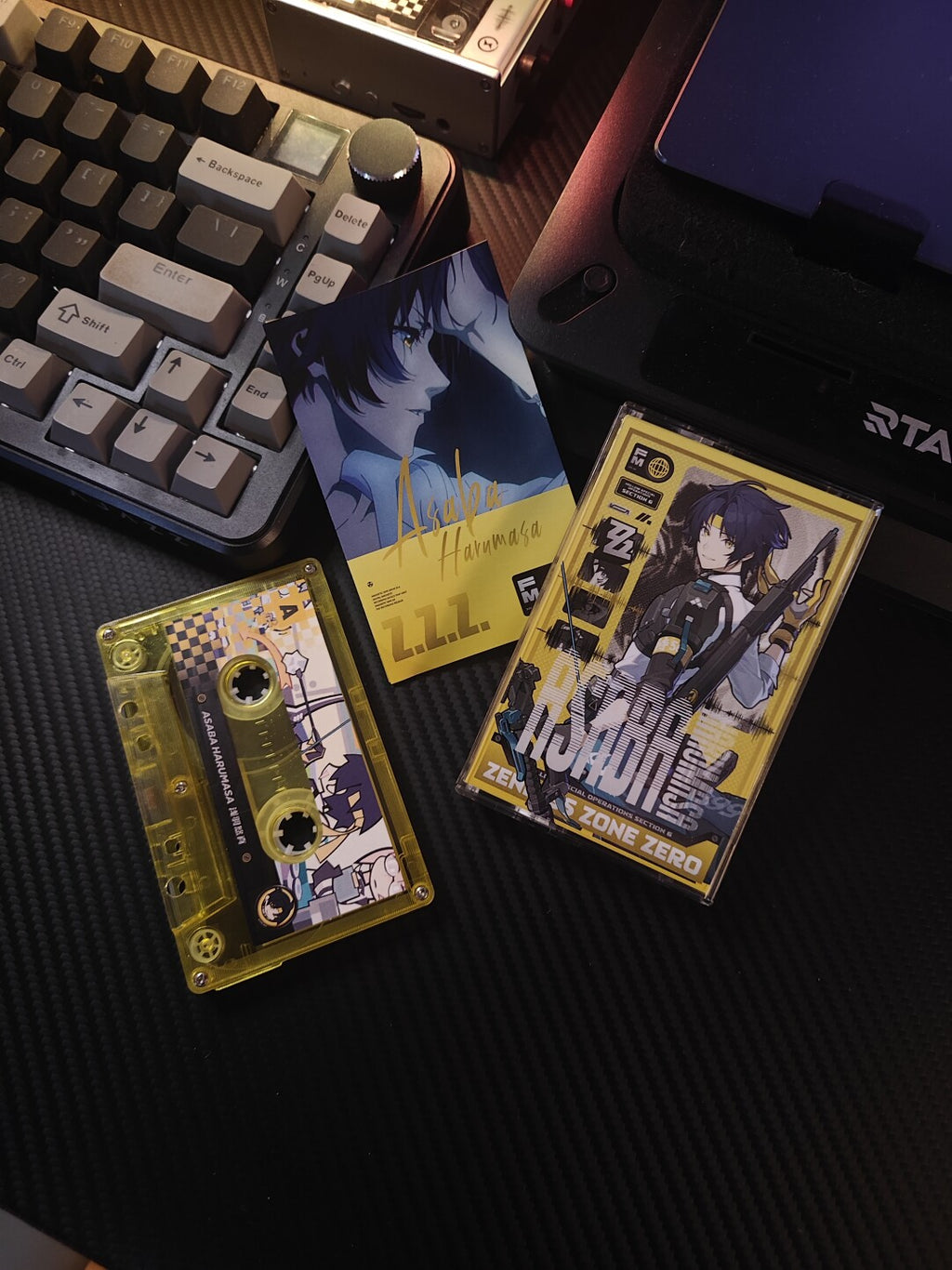 Zenless Zone Zero Asaba Harumasa Fan Art Cassette Tape – H.S.O.S.6 - image 1