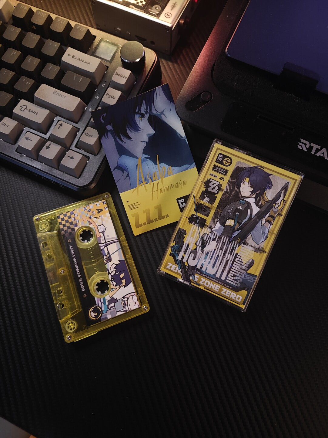 Zenless Zone Zero Asaba Harumasa Fan Art Cassette Tape – H.S.O.S.6 - image 1