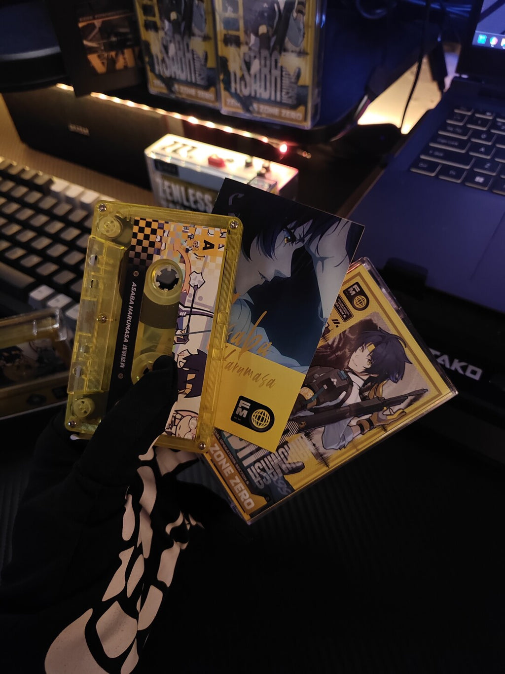 Zenless Zone Zero Asaba Harumasa Fan Art Cassette Tape – H.S.O.S.6 - image 4