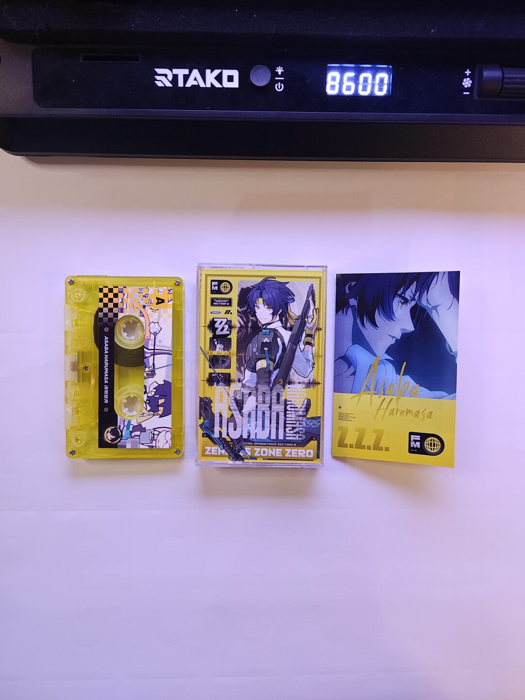 Zenless Zone Zero Asaba Harumasa Fan Art Cassette Tape – H.S.O.S.6 - image 7