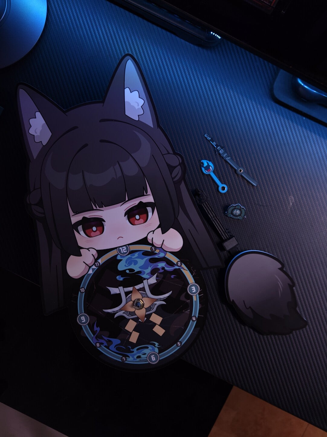 Zenless Zone Zero Hoshimi Miyabi Fan Art Wall Clock – H.S.O.S.6 - image 7
