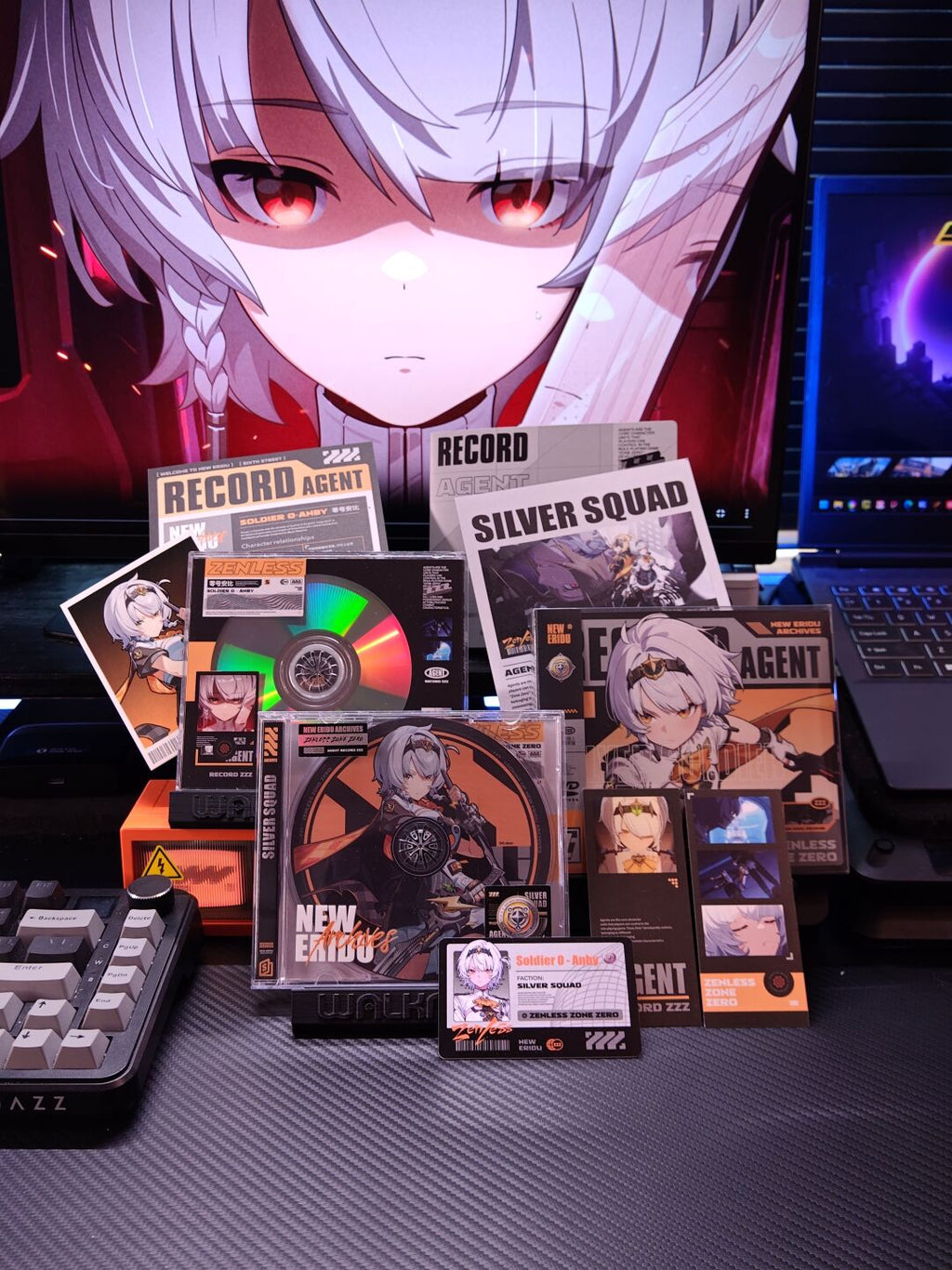 Zenless Zone Zero Soldier 0 - Anby Agent Record CD/DVD Collectible Set – Silver Squad - image 1
