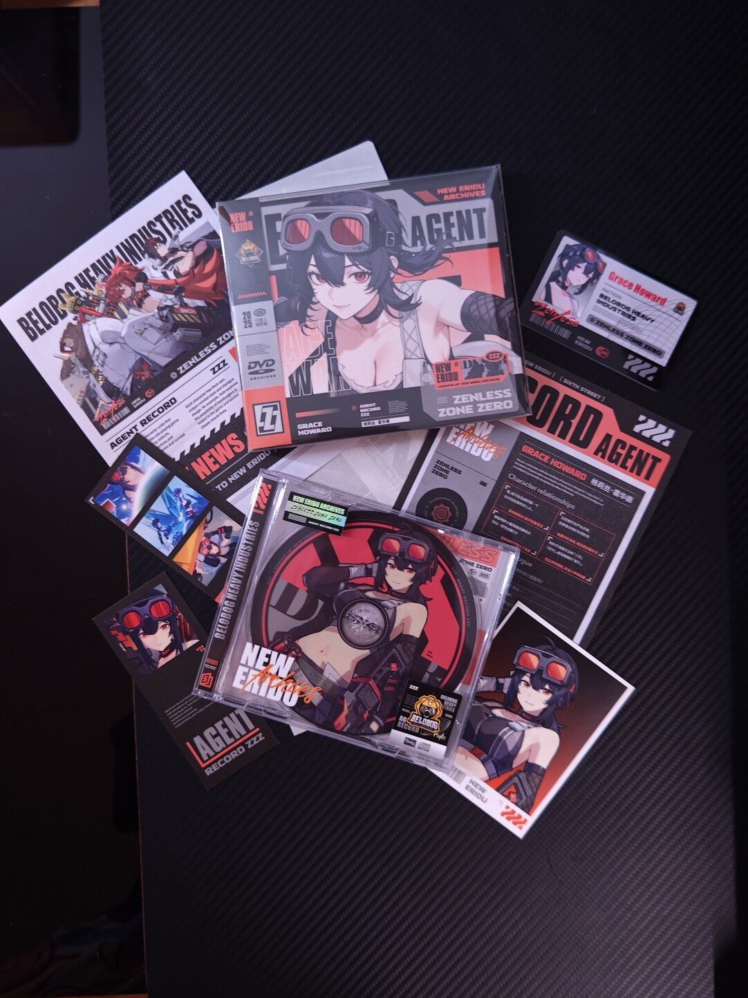 Zenless Zone Zero Agent Record CD/DVD Collectible Set – Belobog Heavy Industries - image 9