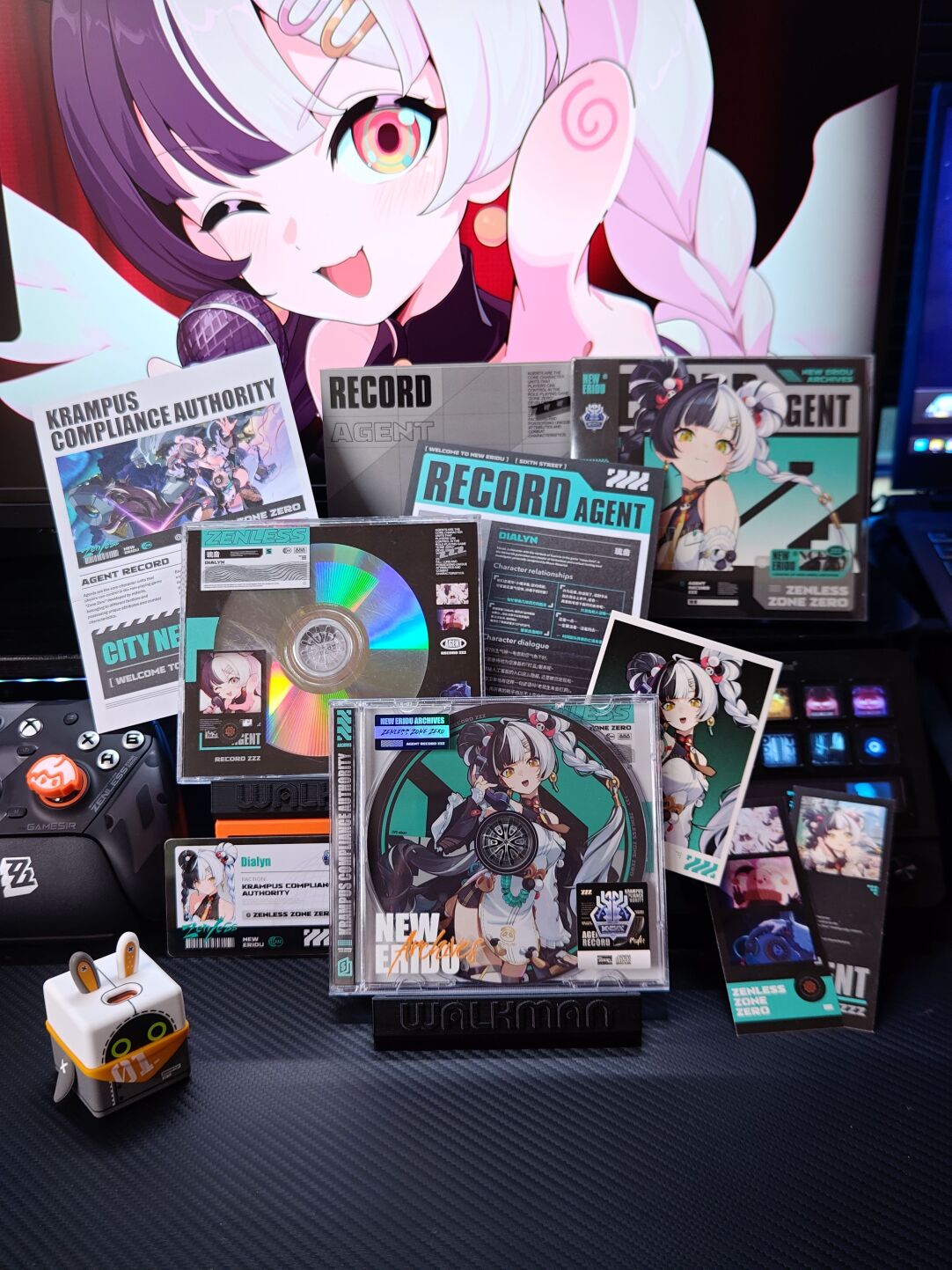 Zenless Zone Zero Dialyn Agent Record CD/DVD Collectible Set – Krampus Compliance Authority - image 1