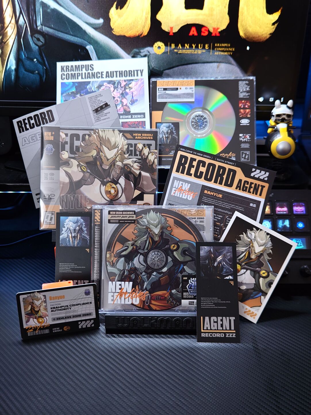 Zenless Zone Zero Banyue Agent Record CD/DVD Collectible Set – Krampus Compliance Authority - image 1