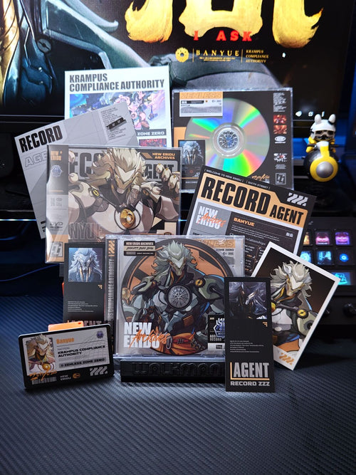 Zenless Zone Zero Banyue Agent Record CD/DVD Collectible Set – Krampus Compliance Authority - image 1