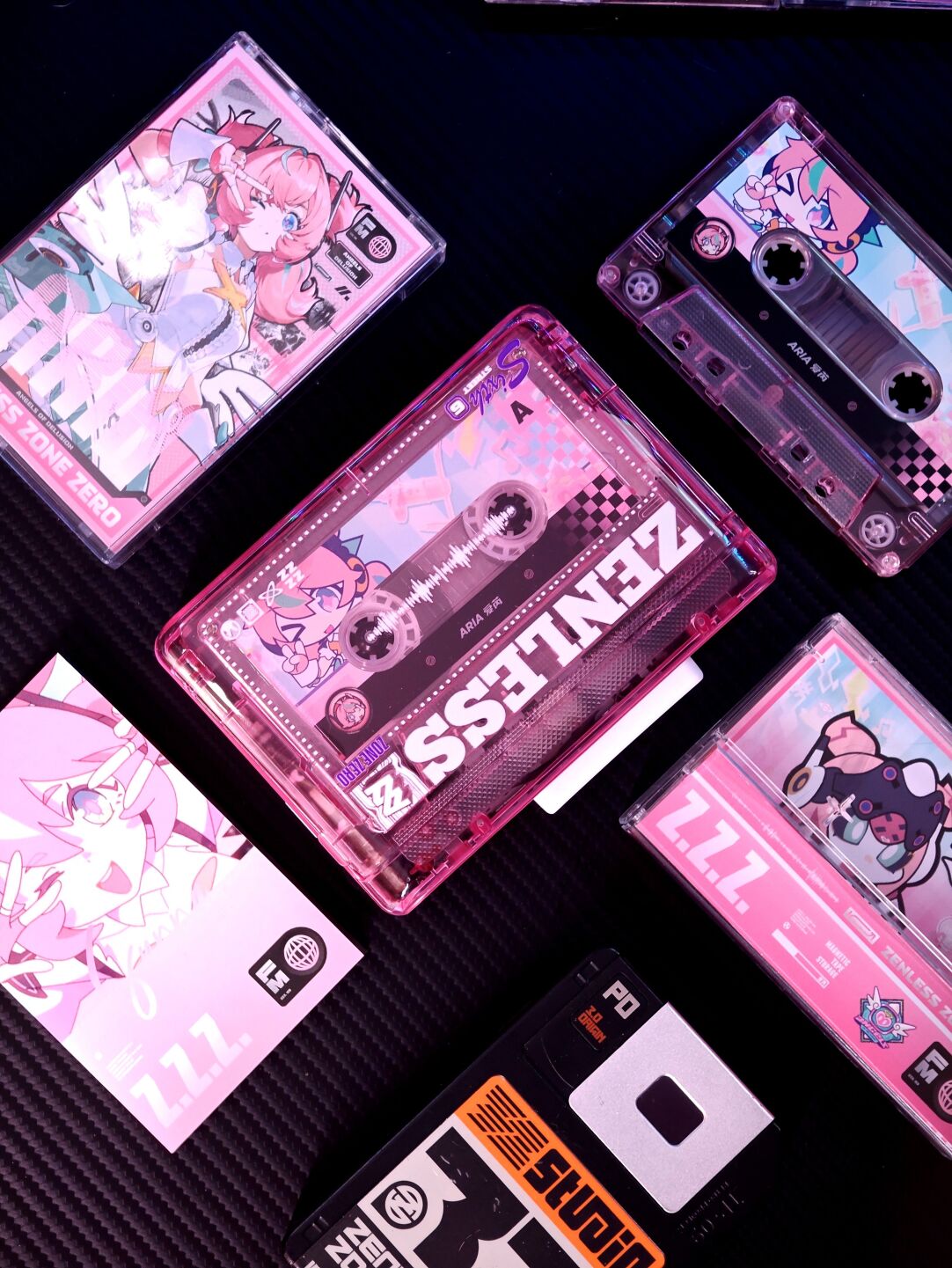 Zenless Zone Zero Aria Fan Art Cassette Tape – Angels of Delusion - image 3