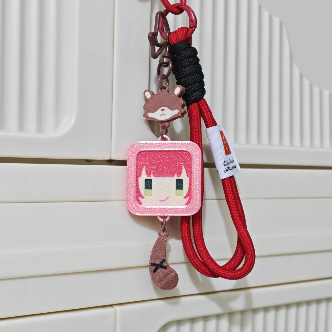 Zenless Zone Zero Fan Art Ukinami Yuzuha 3D Printed Bag Charm – Spook Shack - image 3