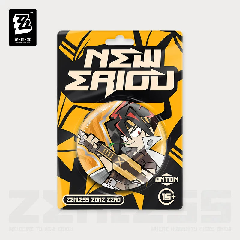 Zenless Zone Zero Official New Eridu Series Chibi Tin Badge – Belobog Heavy Industries - image 5