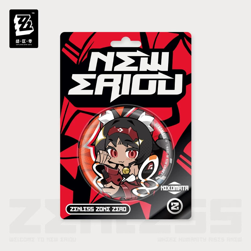 Zenless Zone Zero Official New Eridu Series Chibi Tin Badge – Cunning Hares - image 3