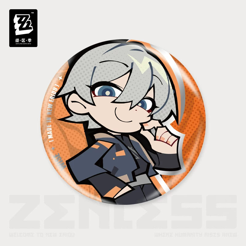 Zenless Zone Zero Official New Eridu Series Chibi Tin Badge – Random Play - image 6
