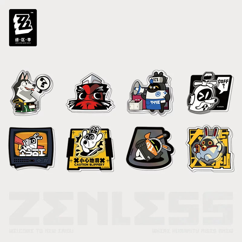 Zenless Zone Zero Official Resonance Series Acrylic Fridge Magnet Set – Bangboo - product image 1