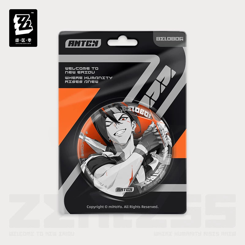 Zenless Zone Zero Official Shadow Art Series Reflective Badge – Belobog Heavy Industries - image 3