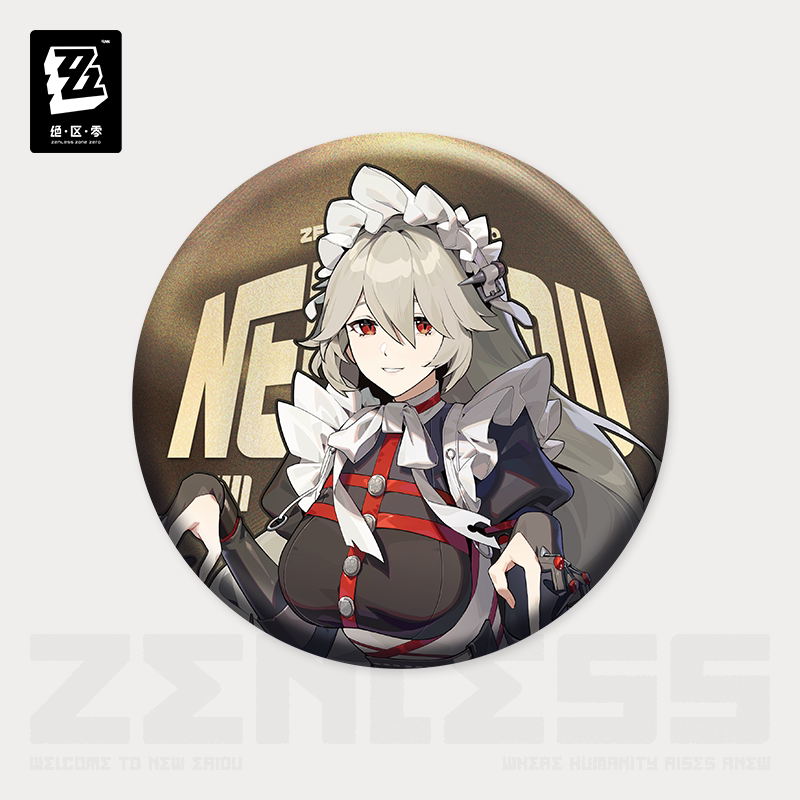 Zenless Zone Zero Official Portrait Series Tin Badge – Victoria Housekeeping Co - image 8