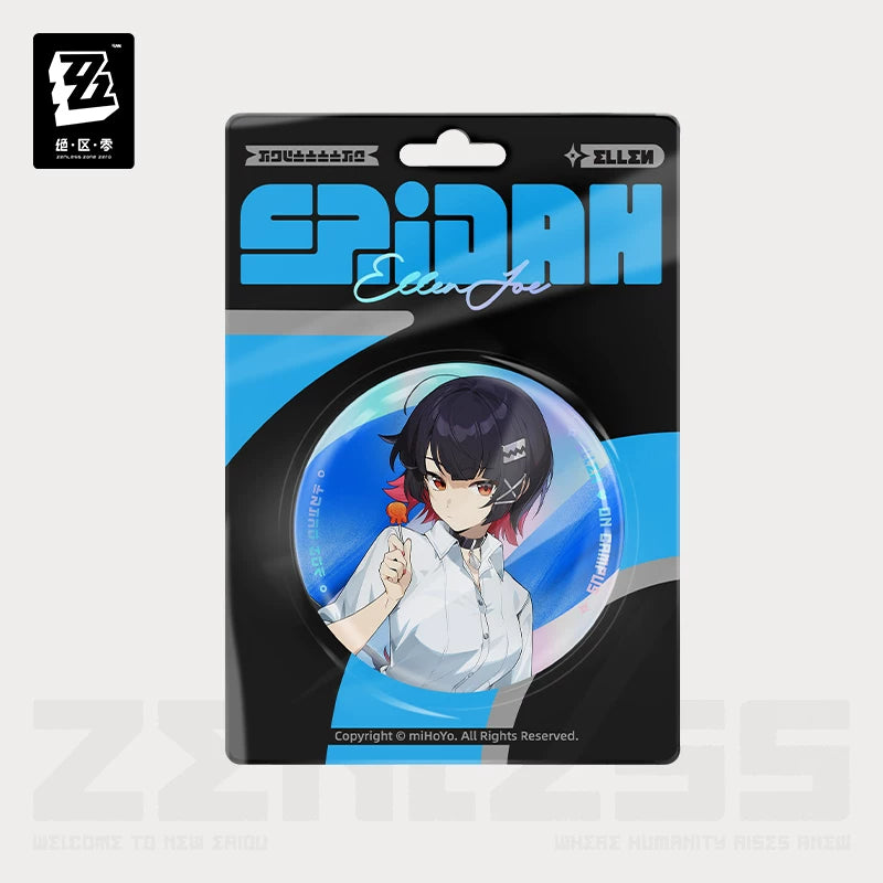 Zenless Zone Zero Official New Eridu Fashion Series Tin Badge – Astra Yao, Ellen Joe & Nicole Demara - image 4