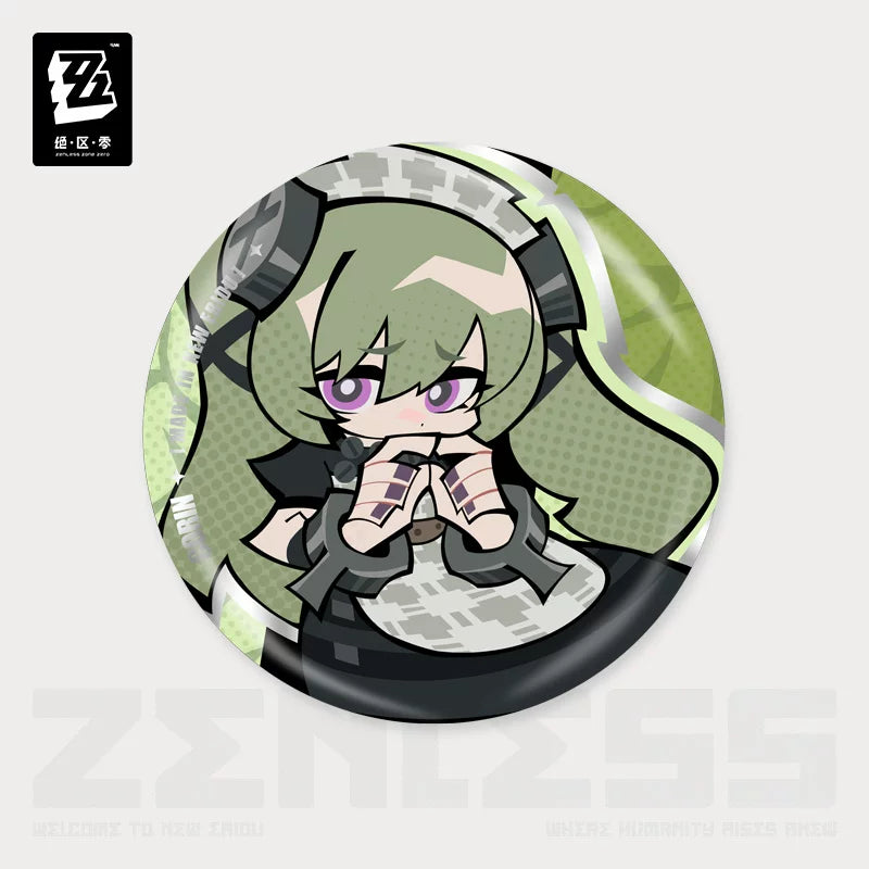 Zenless Zone Zero Official Lidu Series Chibi Tin Badge – Victoria Housekeeping Co - image 7