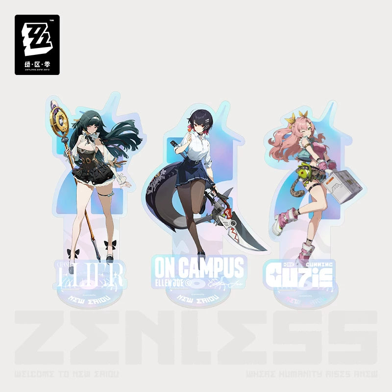 Zenless Zone Zero Official New Eridu Fashion Series Acrylic Standee – Astra Yao, Ellen Joe & Nicole Demara - image 1