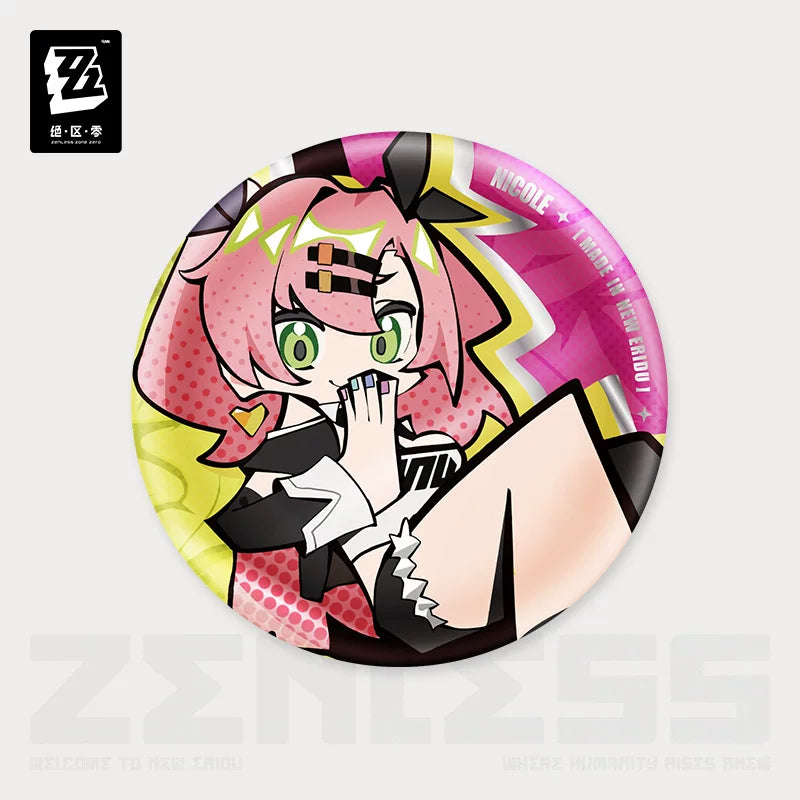 Zenless Zone Zero Official New Eridu Series Chibi Tin Badge – Cunning Hares - image 6