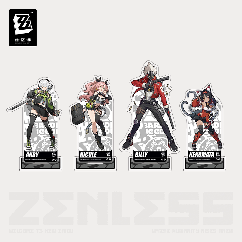 Zenless Zone Zero Official Portrait Series Acrylic Standee – Cunning Hares - image 1