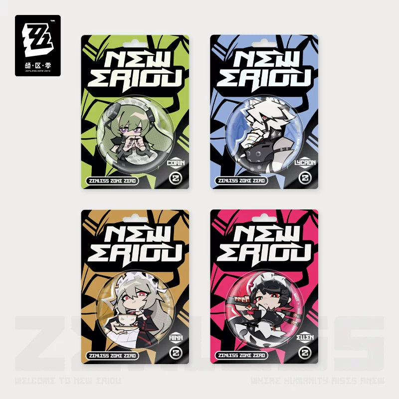 Zenless Zone Zero Official Lidu Series Chibi Tin Badge – Victoria Housekeeping Co - image 1