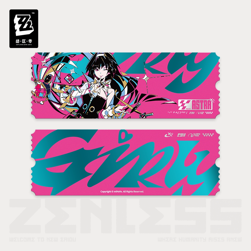 Zenless Zone Zero Official Astra Yao Live Collector Ticket Set (Set of 5) – Stars of Lyra - image 4