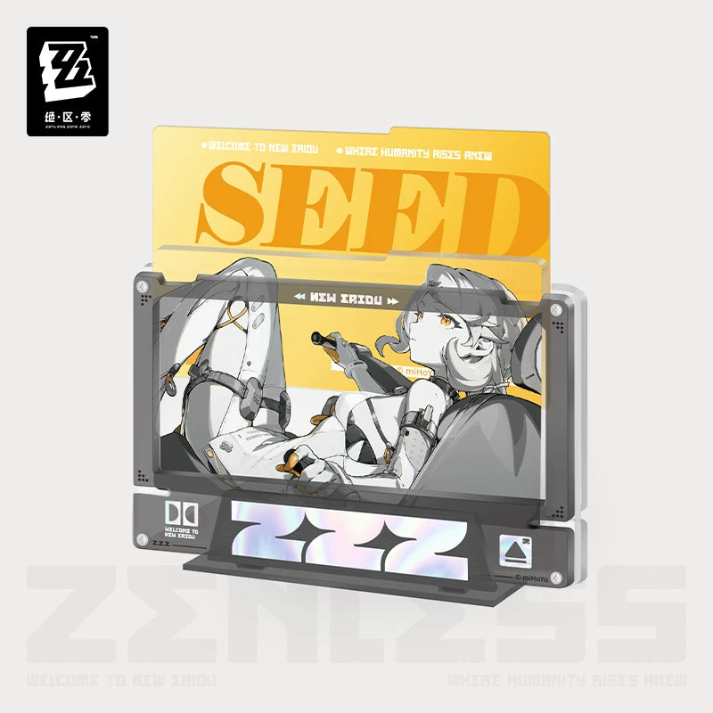 Zenless Zone Zero Official Shadow Art Series Acrylic Display Insert Set – Obol Squad - image 2